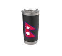 Bandiera nepalese del Nepal Bicchiere termico in acciaio inox doppia parete