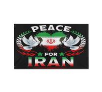 Bandiera Nessuna Guerra Durevole Garden Flag Colore Vivido Bandiere Pirata Per Conferenza Home Interno 3X5Ft