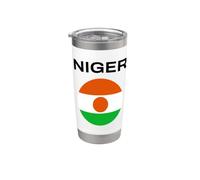 Bandiera Niger Moderna Bicchiere termico in acciaio inox doppia parete