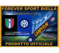 BANDIERA o SCIARPA UFFICIALE INTER CELEBRATIVA 21° SCUDETTO CAMPIONI D'ITALIA