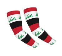 Bandiera Of Iraq Maniche Raffreddamento Sovramanica Protezione Solare Blocco Sole Per Uomini Donne Giovani Pesca Corsa Basket Calcio Golf Nero Taglia Unica