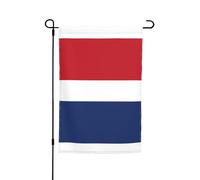 Bandiera olandese Decorazione da giardino bandiera 30,5 x 45,7 cm, 100% fibra di poliestere, tessuto spesso, universale per tutte le stagioni
