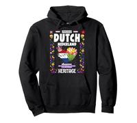 Bandiera olandese Tulip Outfit Idea Per Le Donne Corona Koningsdag Felpa con Cappuccio