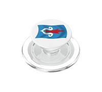 Bandiera ondulata del popolo Ainu PopSockets PopGrip per MagSafe
