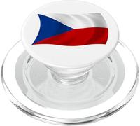 Bandiera ondulata della Repubblica Ceca PopSockets PopGrip per MagSafe