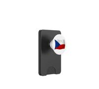 Bandiera ondulata della Repubblica Ceca PopSockets PopWallet per MagSafe