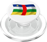 Bandiera ondulata della Repubblica Centrafricana PopSockets PopGrip per MagSafe