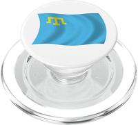Bandiera ondulata Tartari di Crimea Uzbekistan Turchia Romania Bulgaria PopSockets PopGrip per MagSafe