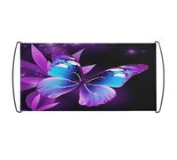 Bandiera orgoglio, bandiera colorata con stampa a farfalla blu viola, bandiere personalizzate, bandiera sventolante a mano per i fan Home Game Parade eventi sportivi