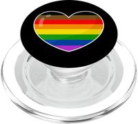 Bandiera Orgoglio Philly Arcobaleno Cuore San Valentino PopSockets PopGrip per MagSafe