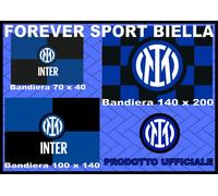 BANDIERA ORIGINALE FC INTER cm. 70 x 40 - cm. 100 x 140 - cm. 140 x 220