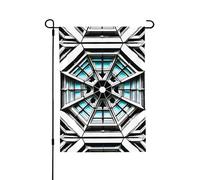 Bandiera ottagonale da costruzione. Adatta per interni ed esterni, perfetta per casa, giardino, eventi e manifestazioni patriottiche.