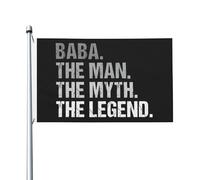 Bandiera Pace Baba The Man The Myth The Legend Happy Father S Day Resistente Alle Intemperie Bandiera Verticale Garden Robuste Decorazioni Da Giardino Per Esterni La Casa Interni 3X5 Ft