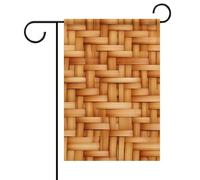 Bandiera Pace Basket Texture Robuste Bandiera Verticale Garden Resistente Alle Intemperie Decorazioni Da Giardino Per Camere Celebrazioni Piantone 12X18 Inch