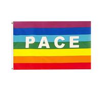 Bandiera Pace Esterno Arcobaleno Esterno Ucraina Bandiera Pace (70X100 CM)