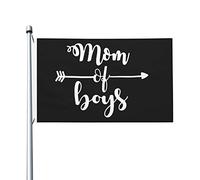 Bandiera Pace Mom Of Boys Appendere Bandiera Verticale Con 2 Occhielli Striscione Da Giardino Per Parete Piantone Decorazioni 3X5 Ft