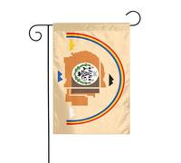 Bandiera Pace Navajo Con 2 Occhielli Bandieradacortile Resistente Alle Intemperie Striscione Da Giardino Per Piantone Prato Cortile 12X18 Inch