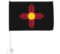 Bandiera Pace New Mexico Robuste Bandiera Verticale Doppia Faccia Decorazioni Da Esterno Per Celebrazioni Letto Esterni 3X5 Ft