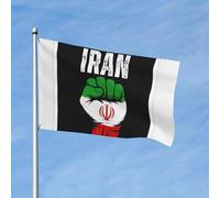 Bandiera Pace No War With Iranian Con 2 Occhielli Bandiera Pace Doppia Faccia Striscione Da Giardino Per Decorazioni La Casa Camere 3X5 Ft