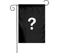 Bandiera Pace Question Mark Robuste Bandiera Decorativa Appendere Segnali Da Giardino Per Casa Piantone Parete 12X18 Inch