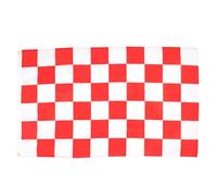Bandiera Pace Red And White Check Resistente Alle Intemperie Bandiera Decorativa Con 2 Occhielli Decorazioni Da Esterno Per Strada Patio Festa 3X5 Ft