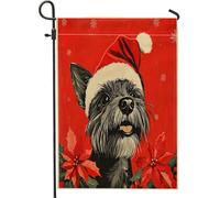 Bandiera Pace Scottish Terrier Dog Appendere Bandiera Verticale Garden Resistente Alle Intemperie Decorazioni Da Giardino Per Balcone Interni Camere 12X18 Inch