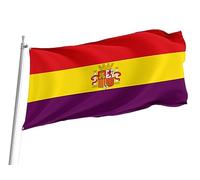 Bandiera Pace Spain During The Second Spanish Republic 1931-1939 Resistente Alle Intemperie Bandiera Da Giardino Doppia Faccia Striscione Da Giardino Per La Casa Cortile Strada 3X5 Ft