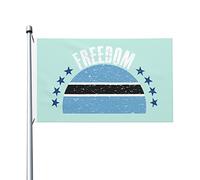 Bandiera Pace The Botswana And Freedom Appendere Bandiera Decorativa Robuste Striscione Da Giardino Per Vacanza Prato Interni 3X5 Ft