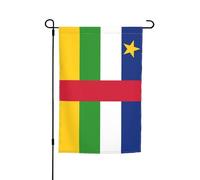 Bandiera Pace The Central African Republic Con 2 Occhielli Bandiera Resistente Alle Intemperie Decorazioni Da Giardino Per Vacanza Balcone Domestiche 12X18 Inch