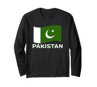 Bandiera pakistana del Pakistan Uomini Donne Bambini Maglia a Manica