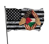 Bandiera Palestina Blood Inside Me Bandiera 9,1 x 1,5 m Bandiere da muro dai colori vivaci e resistenti allo sbiadimento UV per esterni e interni