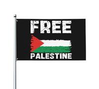 Bandiera Palestina libera 3x5, bandiera Prega per la Palestina 3x5, bandiera Io sto con la Palestina 3x5, bandiera Palestina forte 3x5, bandiera Io amo la Palestina, striscione, bandiera esterna per g