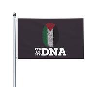 Bandiera Palestine It's in MyFlags per esterni, 3x5 piedi, in poliestere resistente, bifacciale, per casa, cortile, festival, decorazioni da giardino, bandiere di benvenuto