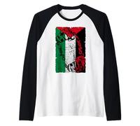 Bandiera palestinese Palestina Free Gaza Free Palestine Maglia con Maniche Raglan