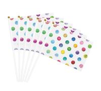 Bandiera palmare con stampa a pois blu bandiere per festival bandiere per interni ed esterni decorazione parata eventi per feste