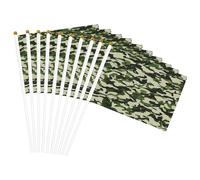 Bandiera palmare con stampa verde mimetica bandiere per festival bandiere per interni ed esterni decorazione parata eventi per feste