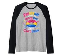 Bandiera pansessuale Espansione del Pool di Incontri Maglia con Maniche Raglan