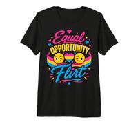 Bandiera pansessuale per Pari opportunità Flirt Maglietta Premium