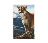 Bandiera Panther Mountain Lion 3x5 piedi per interni con occhielli, bandiera verticale bifacciale da giardino, arte da parete, poster, grande striscione, cartello, bandiere per esterni