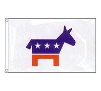 BANDIERA PARTITO DEMOCRATICO DEGLI STATI UNITI 90x60cm - BANDIERA DEMOCRATIC PARTY - AMERICA 60 x 90 cm - AZ FLAG