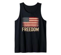 Bandiera patriottica della libertà - Vintage American Spirit Canotta