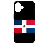Bandiera patriottica della Repubblica Dominicana dei Caraibi Custodia per iPhone 16