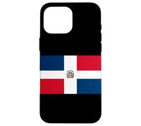 Bandiera patriottica della Repubblica Dominicana dei Caraibi Custodia per iPhone 16 Pro Max