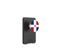 Bandiera patriottica della Repubblica Dominicana dei Caraibi PopSockets PopWallet per MagSafe