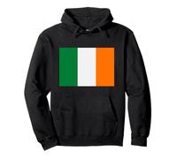 Bandiera Patriottica Irlandese Tricolore Verde Bianco Arancione Dell'Irlanda Felpa con Cappuccio