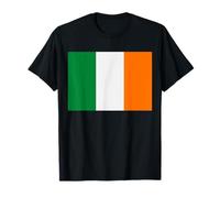 Bandiera Patriottica Irlandese Tricolore Verde Bianco Arancione Dell'Irlanda Maglietta