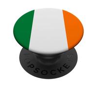 Bandiera Patriottica Irlandese Tricolore Verde Bianco Arancione Dell'Irlanda PopSockets PopGrip Adesivo