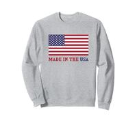 Bandiera patriottica Rossa Bianca Blu a Stelle e Strisce Felpa