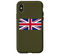 Bandiera patriottica Union Jack Rosso Bianco Blu Vettore Custodia per iPhone X/XS