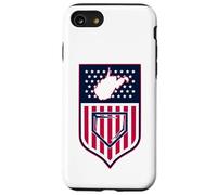 Bandiera patriottica WV Baseball Mountain State West Virginia USA Custodia per iPhone SE (2020) / 7 / 8